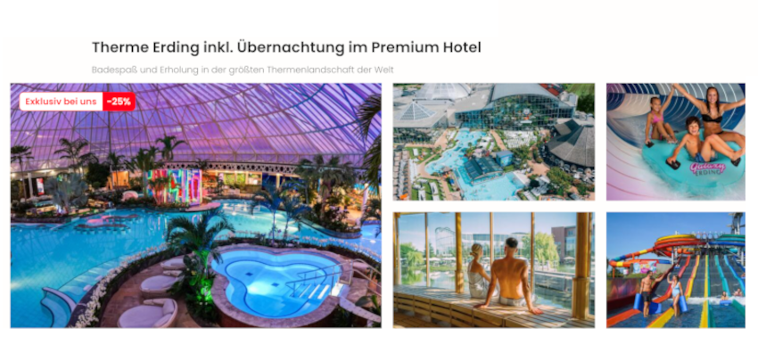 Therme Erding inkl. Übernachtung ab 99€ p.P. - Tropischer Kurzurlaub mit Badespaß und Wellness 🌴☀️