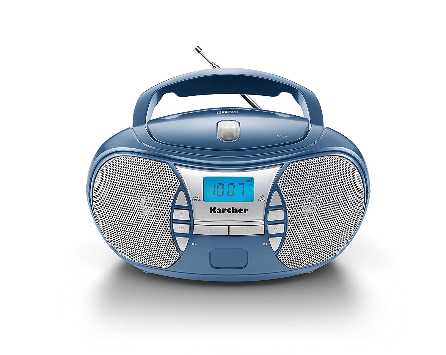 Amazon - Karcher RR 5025-C tragbares CD Radio (CD-Player, UKW Radio, Batterie/Netzbetrieb, AUX-In) blau 34,72 Euro