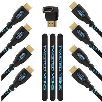 4 HDMI Kabel (3x 1 Meter und 1x 3 Meter) für 7€ für Prime Mitglieder