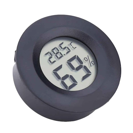 Mini-LCD-Display-Runde Digital-Thermometer-Hygrometer