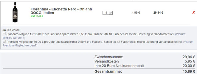 Weinversand-gutschein-schnäppchenfuchs