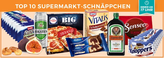 Top 10 Supermarkt Schnäppchen der KW 36 - z. B. 10 Knoppers für 1,59€
