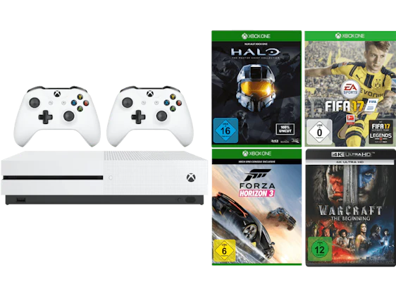 Xbox One S Sparket für 319€ – Konsole mit 500 GB, 3 Spielen und UHD-Film