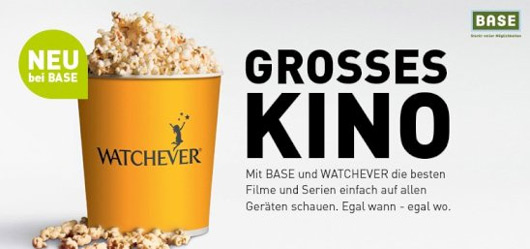 3 Monate Watchever für 9€ / für Base-Kunden dauerhaft günstiger
