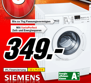 Siemens WM14E424 iQ300 für 349€ - Waschmaschine