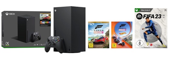 Letzte Chance! Microsoft Xbox Series X 1TB + Forza Horizon 5 + Fifa 23 für 500€ 🔥