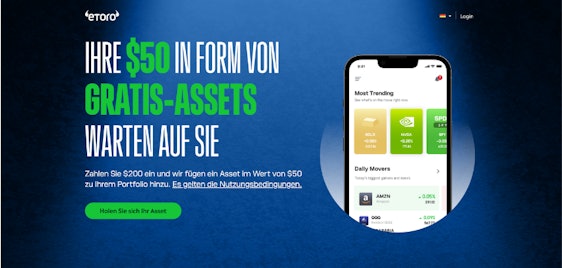 💰 50$ Bonus für 200$ Erst-Einzahlung bei eToro + bis zu 3,8% Zinsen