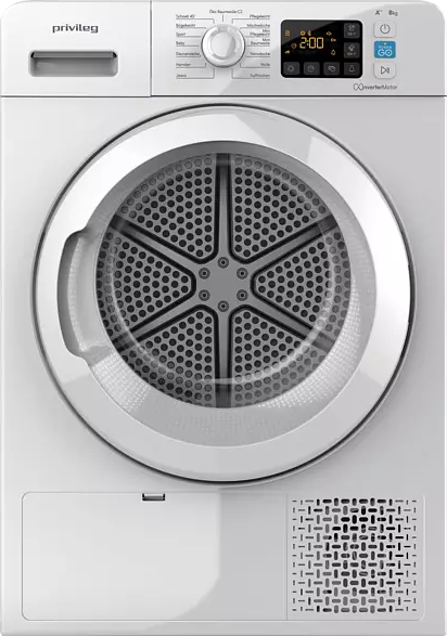 Bestpreis! Privileg PWCT M11 82 X DE für 389€ – 8kg Kondenstrockner, A++, Trocknerklasse B