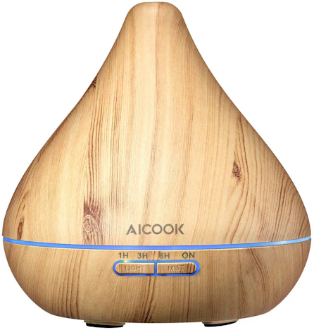 Aroma Diffuser, 300ml, Verstellbarer Nebel Modus