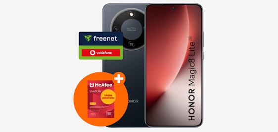 Effektiv nur 1,24€ mtl. 😍📱 Brandneues Honor Magic8 Lite mit 20GB Vodafone Allnet-Flat
