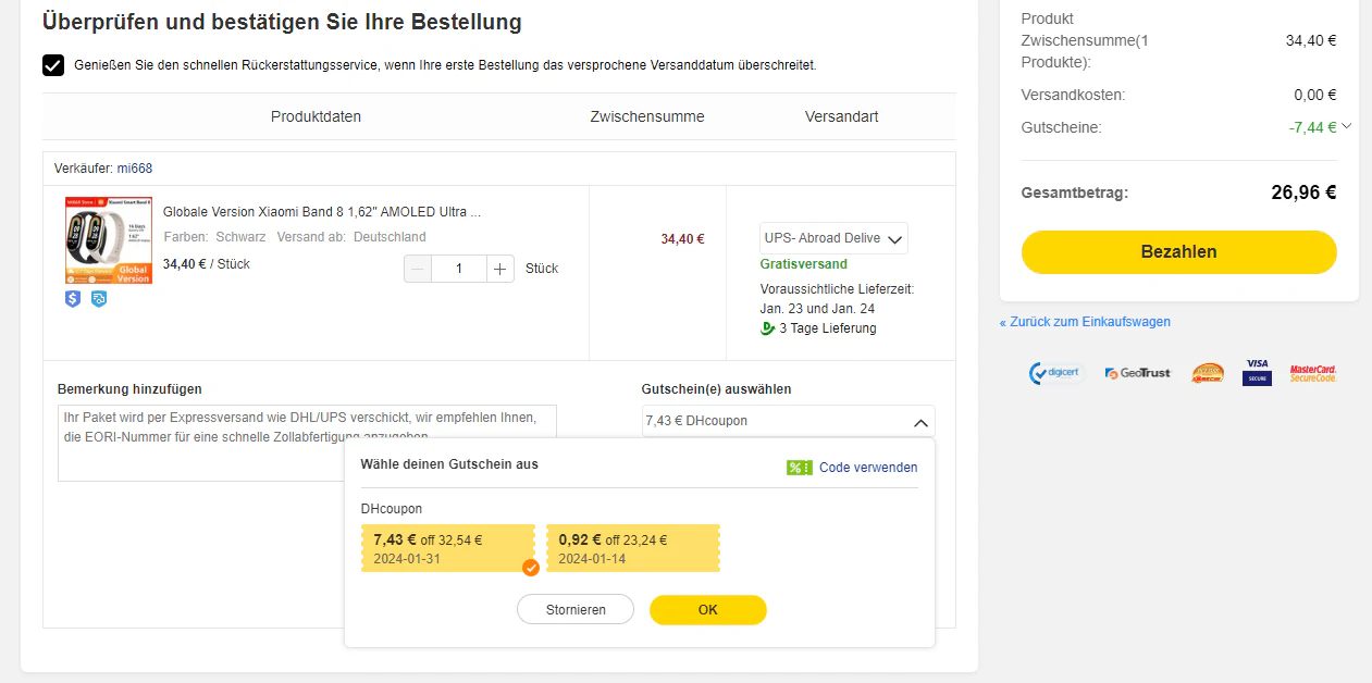 Xiaomi-Smart-Band-8-Gutschein