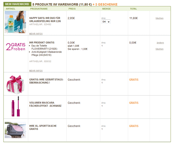 4 Badetücher, 4 Duschgels, Sporttasche + Gratisartikel für 11,80€ durch Gutscheinkombination bei Yves Rocher