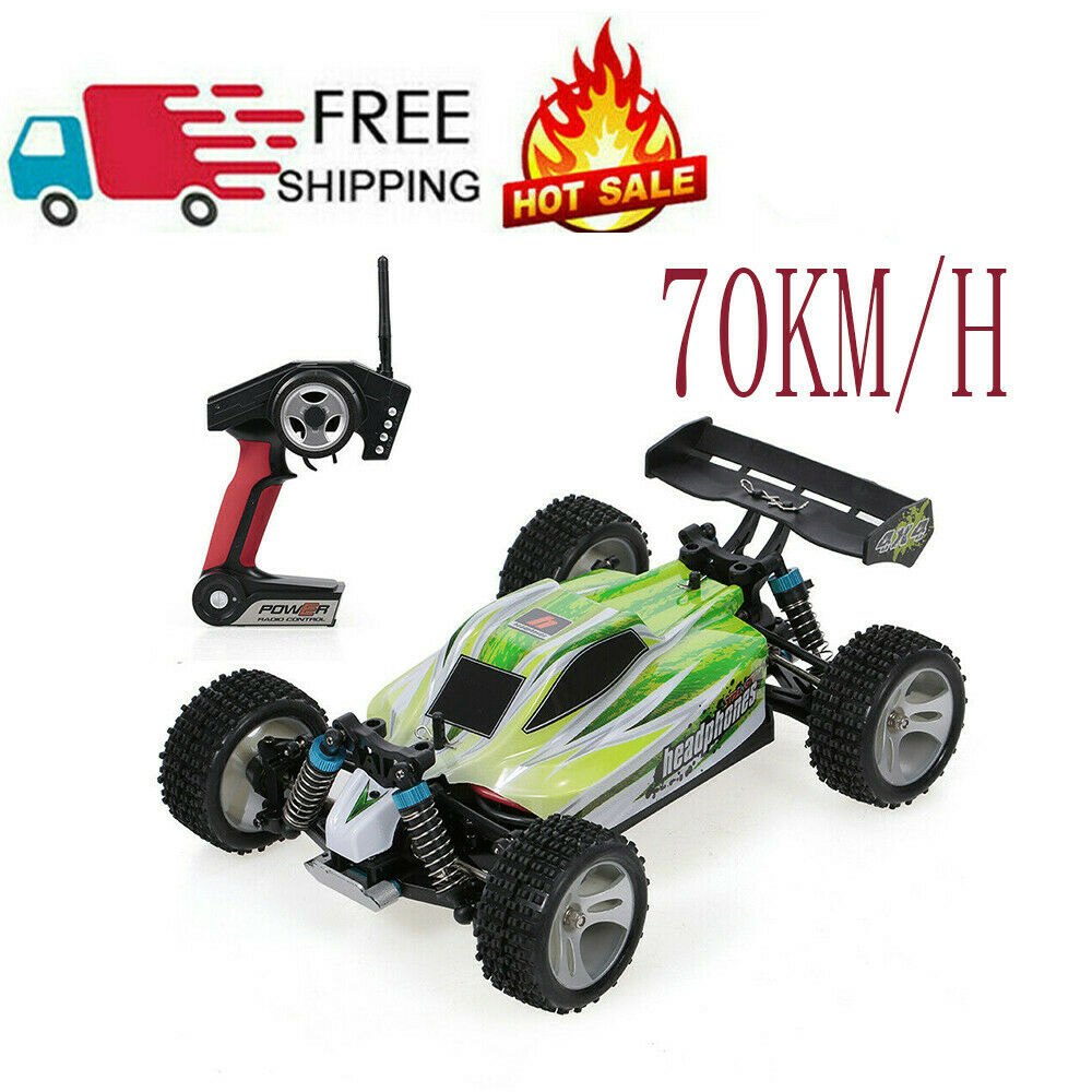 WLtoys A959-B 1:18 RC Auto 4WD 2.4G Off Road 70KM/H Hochgeschwindigkeitsfahrzeug