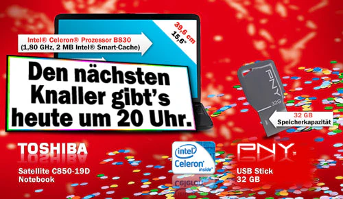 Faschingsknaller bei Media Markt: PNY 32GB USB-Stick für 14€ *UPDATE*
