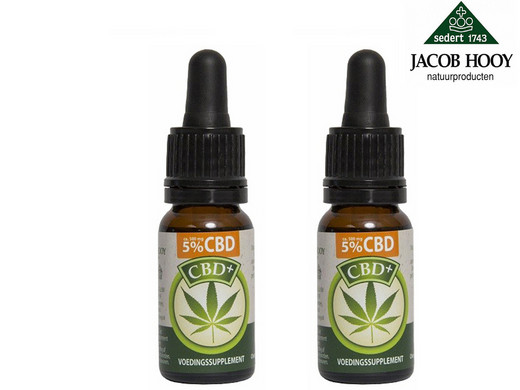 2x 10 ml Jacob Hooy CBD-Öl 5 %