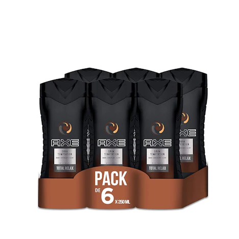 6x AXE Duschgel Dark Temptation 250ml