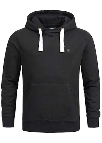 Solid Herren Kapuzenpullover