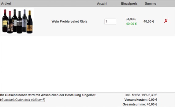 Rioja Probierpaket für 40€ – 6 Flaschen prämierter spanischer Rotwein