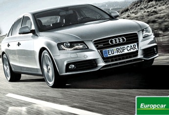 Wochenendmiete Audi A4 (oder ähnlich) bei Europcar für 59€