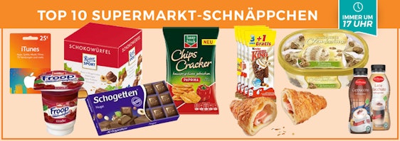 Top 10 Supermarkt Schnäppchen der KW 33 - z. B. Langnese Cremissimo Eis für 1,88€ 🍦