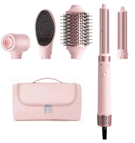 MESCOMB 5 in 1 Dual Voltage Hair Styler Ionen Föhn & Airstyler Set mit Aufsätzen