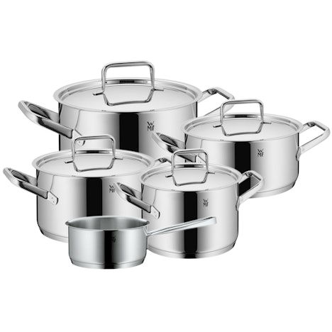 WMF Dimension Trend für 150€ - 5-teiliges Topfset aus Cromargan Edelstahl