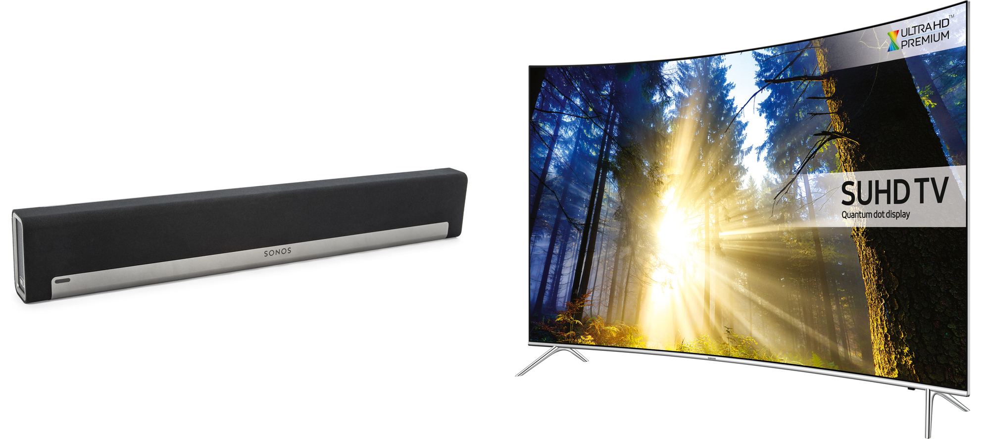 Sonos Playbar gratis beim Kauf von ausgewählten Samsung SUHD-TVs - kombinierbar mit 19% Cashback