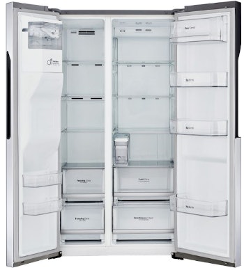LG GSL 561 PZUV Kühlschrank für 849€ - Side by Side mit Wasser- und Eisspender