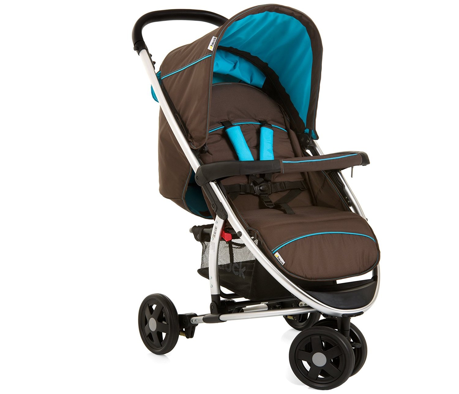 Hauck Miami 3 Coffee Capri für 79€ - wendiger Dreiradwagen mit Aluminium-Gestell