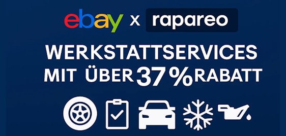 eBay x rapareo: Werkstattservices mit über 37% Rabatt 🔧 z.B.: Radwechsel-Service für 49€