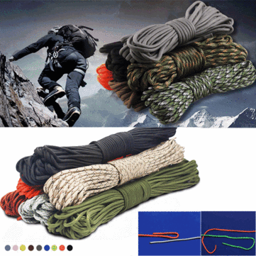 30,5 Mt / 100FT 550lb Nylon Paracord 7 Strand Core Fallschirm String Seil Camping Notüberlebens