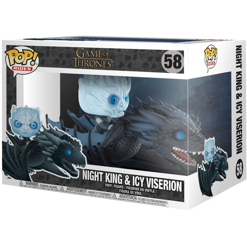 Funko Pop! TV - Game of Thrones - Nachtkönig &amp;amp; Eisdrache Viserion im Angebot: Nur 23,38€ statt 29,32€