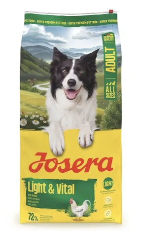 JOSERA Adult Light & Vital Huhn Premium Trockenfutter für ausgewachsene Hunde 12,5kg für 31,19€(statt 38,47€)