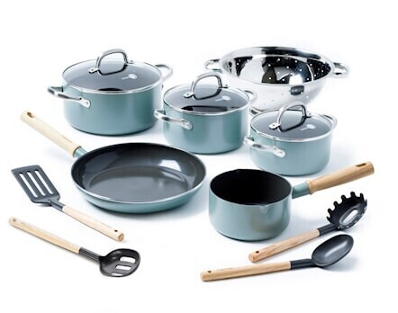 Aktion: GreenPan Mayflower Kochset 13-teilig blau (CC001596-001) 16% günstiger
