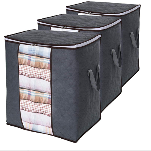 50.00% OFF Lifewit 3 Stück 90L Große Aufbewahrungstasche Schrank Organizer Set