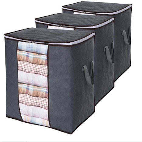 50.00% OFF Lifewit 3 Stück 90L Große Aufbewahrungstasche Schrank Organizer Set