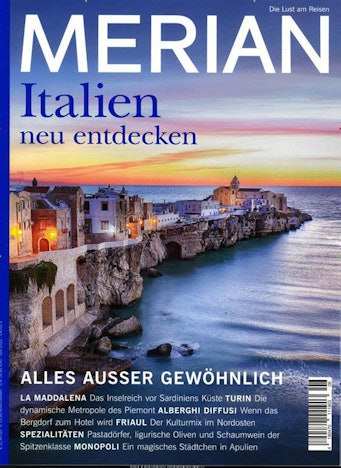 Jahresabo "Merian" 124€ – 12 Ausgaben mit Wahlprämie von bis zu 80€, 5 € Sofort-Rabatt bei Bankeinzug