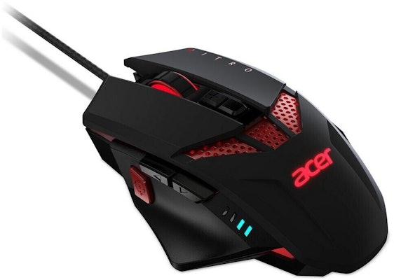 Acer Nitro Maus für 25€ - Gaming Maus mit LED-Beleuchtung, 4.200 DPI, optisches Abtastverfahren