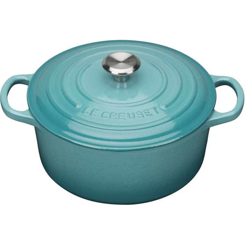 23% Rabatt auf Le Creuset Signature Bräter rund 22 cm karibik