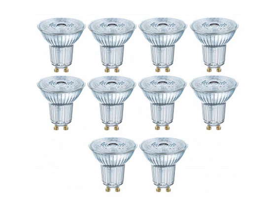 10x Osram LED-Lampe | 230V | GU10 | 4,9 W | dimmbar