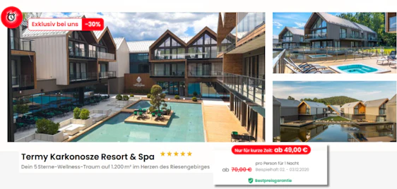 Auszeit in Polen! 🏔️ Termy Karkonosze Resort & Spa inkl. Frühstück & Wellness ab 49€ 🧘