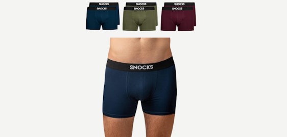 🩳 6er-Pack Snocks Boxershorts für 33€ - aus Bio-Baumwolle, ohne einschneidenden Gummibund
