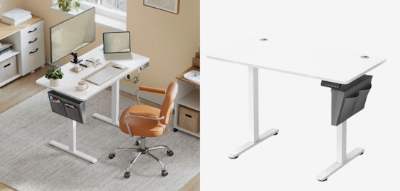 Songmics Stehschreibtisch für 82€ - höhenverstellbar, leiser Motor, inkl. Organizer