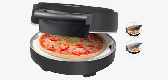 Knusprige Pizza wie vom Italiener! 🍕 Bestron APZ500CO Pizzasteinofen für nur 31€ 🇮🇹