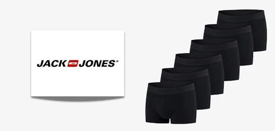 Komfort im Vorratspack! 🩲 Jack & Jones Trunks (6er-Pack) nur 31€ 📦
