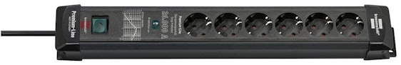 Brennenstuhl Premium-Line für 16€ - 6-fach Steckdosenleiste, 1,8m Kabel