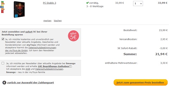 Neuer Diablo 3 Bestpreis: 22 Euro! *UPDATE*