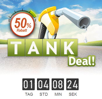 Vielleicht 50% Rabatt auf die Tankrechnung bei Dealgigant