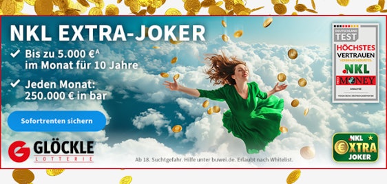 NKL Extra-Joker GRATIS 💸Chance auf lukrative Sofortrente
