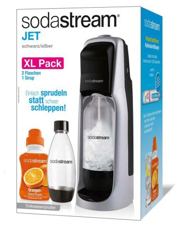 SodaStream Jet XL-Pack für 33€ – Wassersprudler mit umfangreichem Zubehör - B-Ware